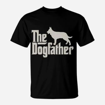 The Dogfather German Shepherd Dog Dad T-Shirt | Crazezy CA
