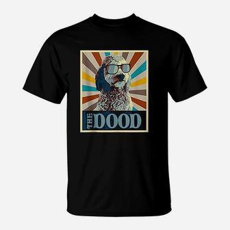 The Dood Retro Goldendoodle Doodle Mom And Dood Dad T-Shirt | Crazezy UK