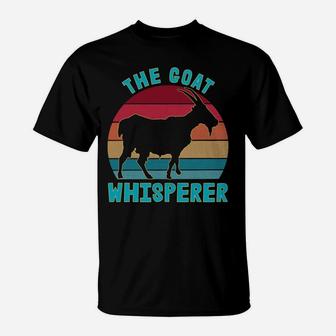 The Goat Whisperer Funny Goat Lover Farmer Goat Farmer T-Shirt | Crazezy AU