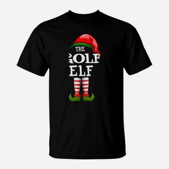 The Golf Elf Family Matching Christmas Group Gifts Pajama Sweatshirt T-Shirt | Crazezy CA