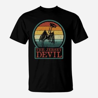 The Jersey Devil - Retro Vintage New Jersey Cryptid Gift T-Shirt | Crazezy DE