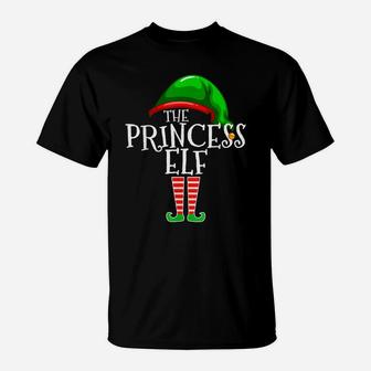 The Princess Elf Group Matching Family Christmas Gift Funny T-Shirt | Crazezy CA