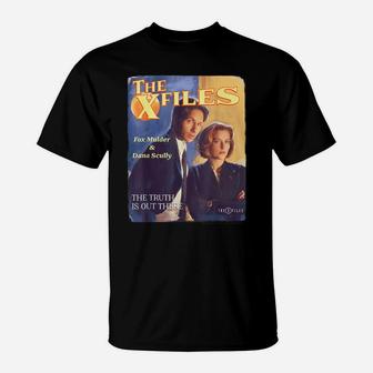 The X-Files The Truth Is Out There Retro Poster T-Shirt | Crazezy