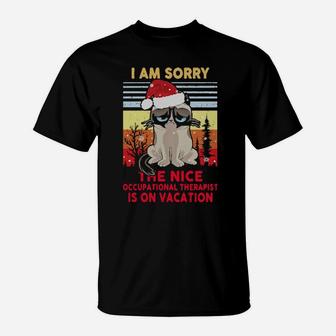 Therapist Is On Vacation T-Shirt - Monsterry