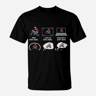 Things I Do In My Spare Time Motocross Dirt Bike Lover Gifts T-Shirt | Crazezy CA