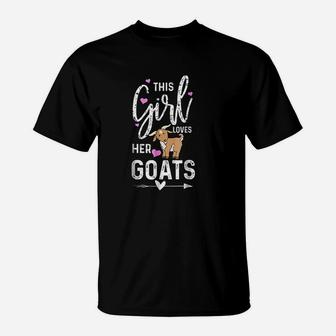 This Girl Loves Her Goats T-Shirt | Crazezy AU