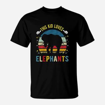 This Kid Loves Elephants T-Shirt | Crazezy AU