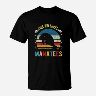 This Kid Loves Manatees T-Shirt | Crazezy CA
