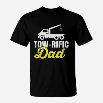 Tow Truck Driver Dad Father Towing Car Pickup Wrecker Gift T-Shirt | Crazezy