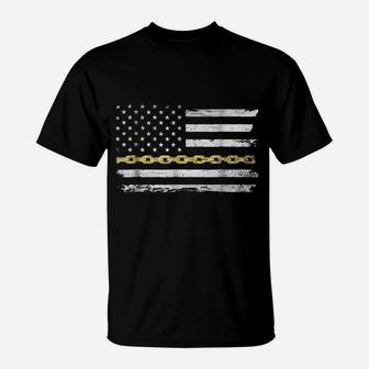 Tow Truck Driver T Shirt Thin Yellow Line Flag Operator T-Shirt | Crazezy