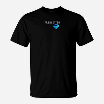 Trendsetter Unisex T-Shirt Schwarz mit Stilvollem Design - Seseable