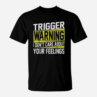Trigger Warning Snowflakes Beware Pro Free Speech T-Shirt | Crazezy DE