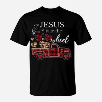 Truck Jesus Take The Wheel T-Shirt | Crazezy DE
