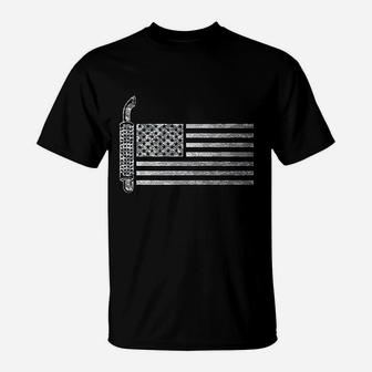 Trucker American Flag Trucking T-Shirt | Crazezy