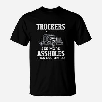 Trucker Truck Driver Trucking T-Shirt | Crazezy AU