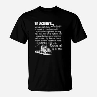 Truckers Prayer Truck Driver T-Shirt | Crazezy