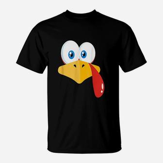 Turkey Face T-Shirt | Crazezy