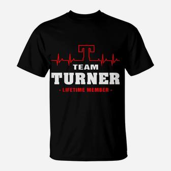 Turner Surname Proud Family Team Turner Lifetime Member T-Shirt | Crazezy UK