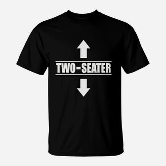 Two Seater Funny T-Shirt | Crazezy