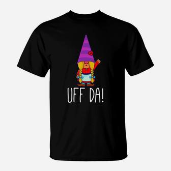 Uff Da Christmas Gnome Norwegian Xmas God Jul Women Girls T-Shirt | Crazezy