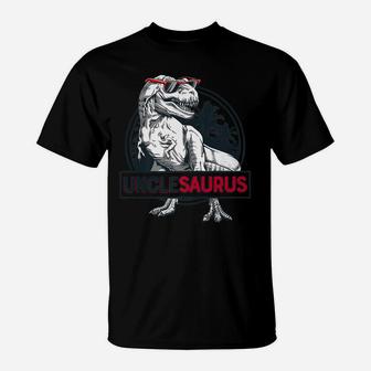 Unclesaurus T Rex Dinosaur Men Uncle Saurus Family Matching T-Shirt | Crazezy UK