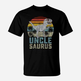 Unclesaurus T Rex Dinosaur Uncle Saurus Family Matching T-Shirt | Crazezy CA