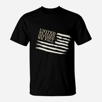 United We Stand American Flag T-Shirt | Crazezy