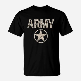 Us Army Star With Flag T-Shirt | Crazezy