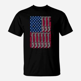 Us Flag Patriotic Weld Tee Welding Welder Christmas Gift Sweatshirt T-Shirt | Crazezy