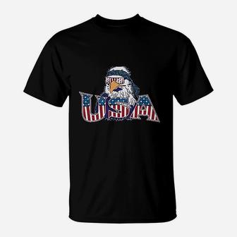 Usa Epic Patriot Bald Eagle 4Th Of July Patriotic Heather Royal Blue T-Shirt | Crazezy