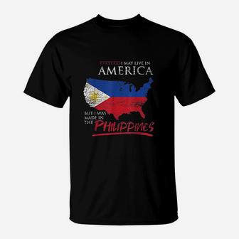 Usa I May Live In America T-Shirt | Crazezy