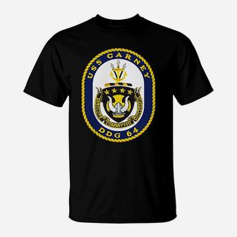Uss Carney Ddg-64 Navy Destroyer Veteran Patch T-Shirt | Crazezy DE