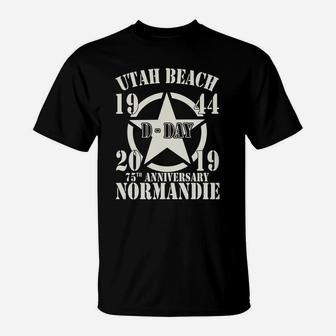 Utah Beach D-day 75th Anniversary Normandie T-Shirt - Thegiftio UK