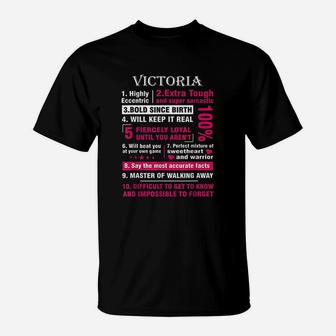 Victoria Highly Eccentric 10 Facts T-Shirt | Crazezy CA
