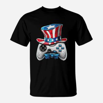 Video Game American Flag T-Shirt | Crazezy