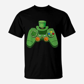 Video Game Gaming St Patricks Day Gamer Boys St Patty's Day T-Shirt - Thegiftio UK