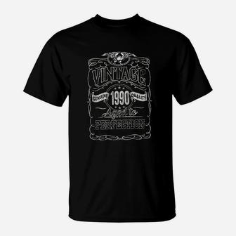Vintage 1990 Aged To Perfection T-Shirt | Crazezy UK