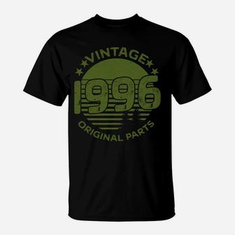 Vintage 1996 Original Parts Birthday Gift For Women Men T-Shirt | Crazezy UK