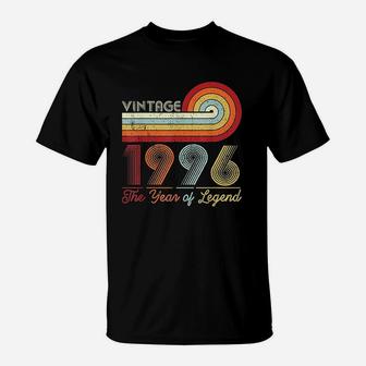 Vintage 1996 The Year Of Legend 25 Years Old T-Shirt | Crazezy