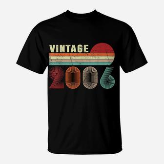 Vintage 2006 Funny 14 Years Old Boys And Girls 14Th Birthday T-Shirt | Crazezy CA