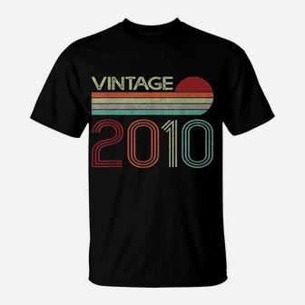 Vintage 2010 Funny 12 Years Old Boys And Girls 12Th Birthday T-Shirt | Crazezy UK