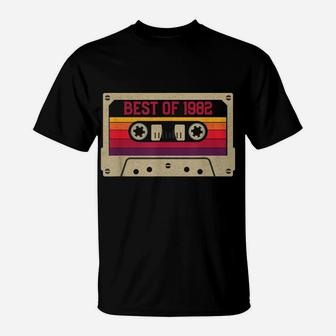 Vintage 39 Years Old Cassette Tape Best 1982 39Th Birthday T-Shirt | Crazezy