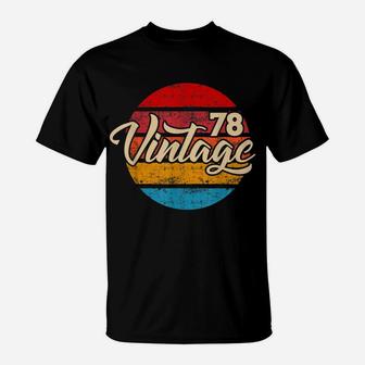 Vintage 78 Shirt | Cute Throwback Style Gift T-Shirt | Crazezy CA