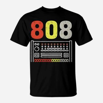 Vintage 808 Roland Drum Machine Gift For Men Women Drum T-Shirt | Crazezy