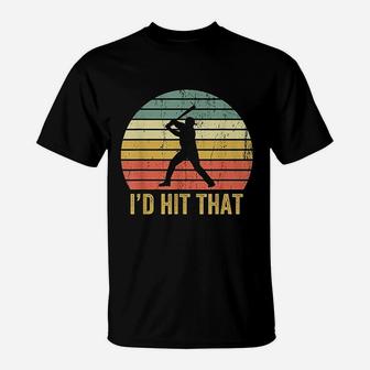 Vintage Baseball Player T-Shirt | Crazezy UK