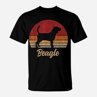 Vintage Beagle Dog Pet Lovers Men Women Boys T-Shirt | Crazezy