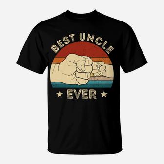 Vintage Best Uncle Ever Fist Bump Funny Uncle Christmas Gift Sweatshirt T-Shirt | Crazezy