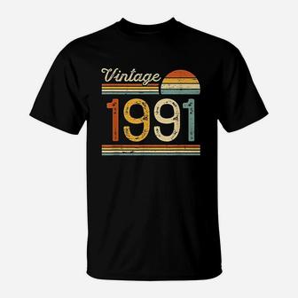 Vintage Born In 1991 T-Shirt | Crazezy AU