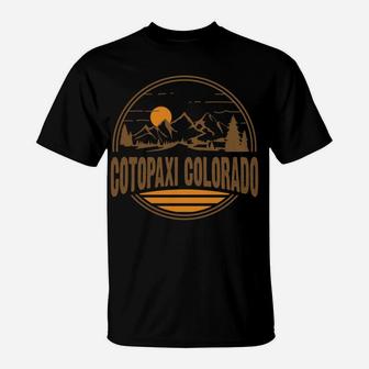 Vintage Cotopaxi, Colorado Mountain Hiking Souvenir Print T-Shirt | Crazezy UK