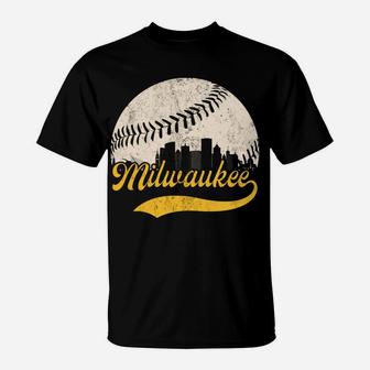 Vintage Distressed Milwaukee Baseball Apparel T-Shirt | Crazezy UK